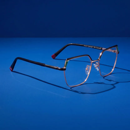 Fiore 3971 geometric metal reading glasses, black gold frame · ReFramed, photo 40 of 71