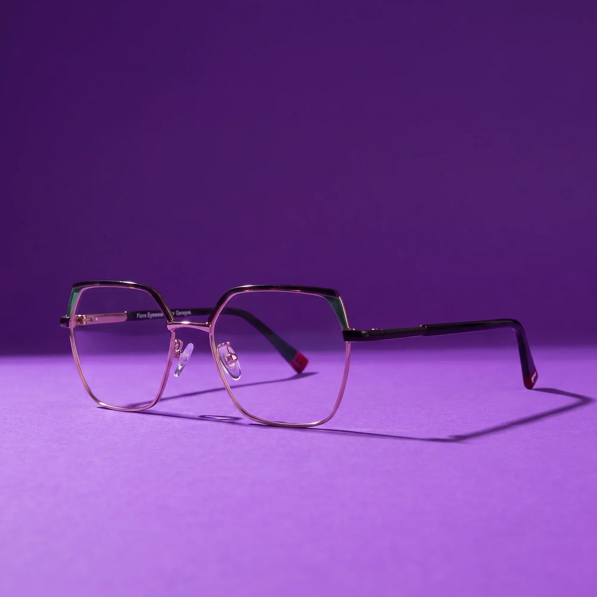 Fiore 3971 geometric metal reading glasses, black gold frame · ReFramed, photo 42 of 71