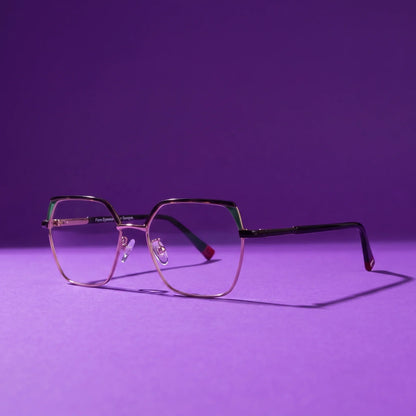 Fiore 3971 geometric metal reading glasses, black gold frame · ReFramed, photo 42 of 71