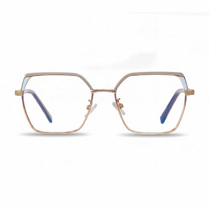 Fiore 3971 eyeglasses in grey gold – front view