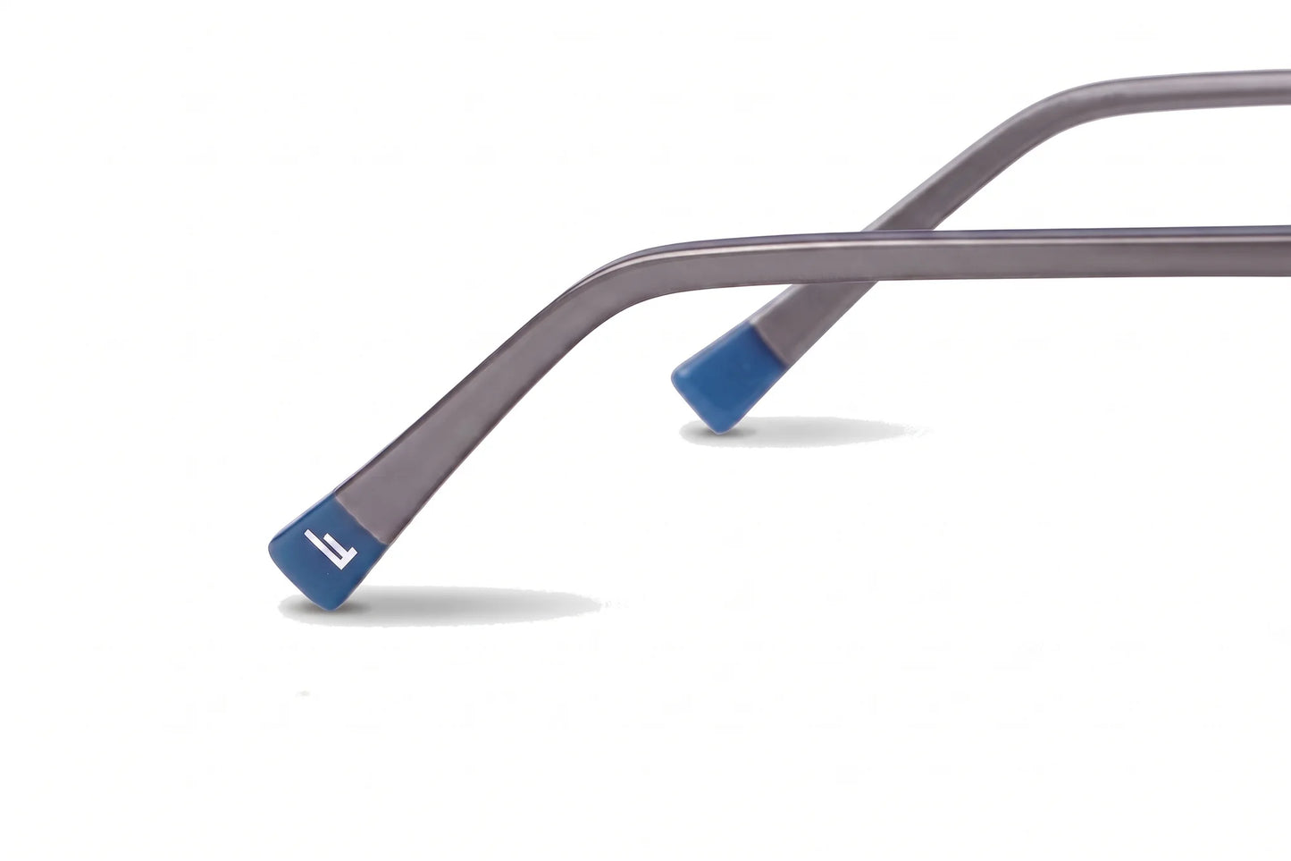 Fiore 3971 eyeglasses in grey gold – temple logo detail