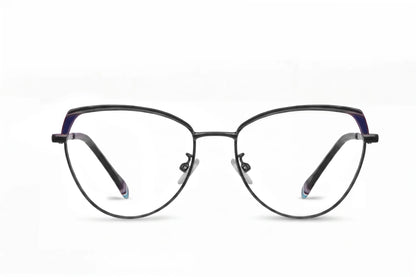 Fiore 3983 eyeglasses in black blue – front view