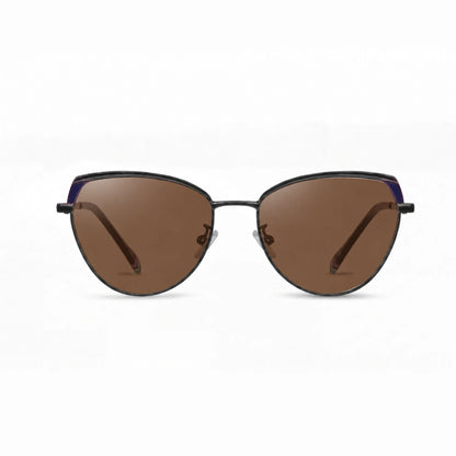 Fiore 3983 cat eye sunglasses, black steel frame · ReFramed, photo 4 of 36 | Polarized UV400