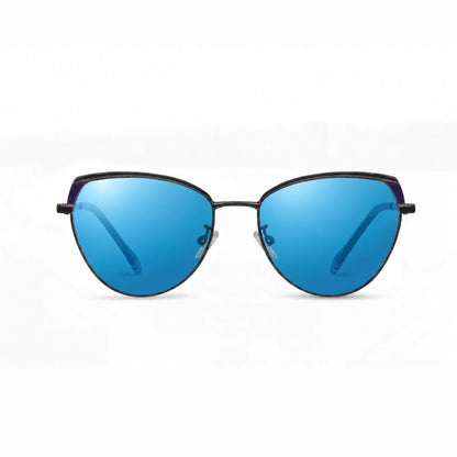 Fiore 3983 cat eye sunglasses, black steel frame · ReFramed, photo 25 of 36 | Polarized UV400