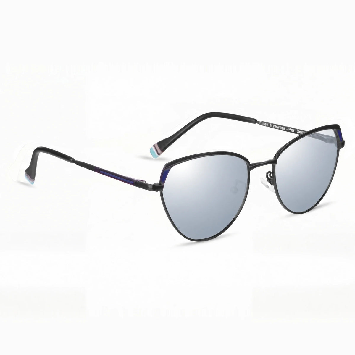 Fiore 3983 cat eye sunglasses, black steel frame · ReFramed, photo 29 of 36 | Polarized UV400