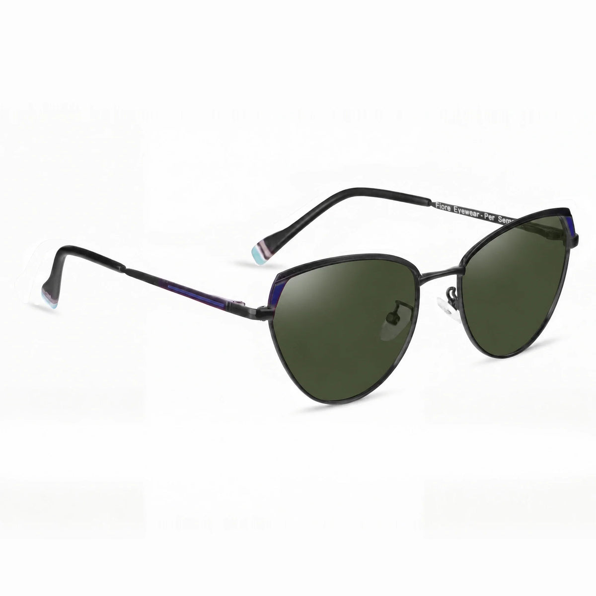 Fiore 3983 cat eye sunglasses, black steel frame · ReFramed, photo 8 of 36 | Polarized UV400