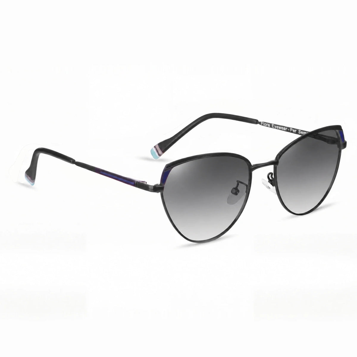 Fiore 3983 cat eye sunglasses, black steel frame · ReFramed, photo 20 of 36 | Polarized UV400