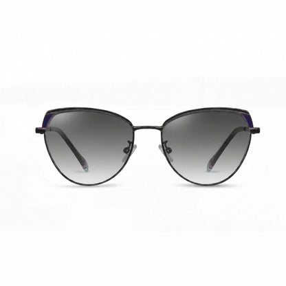 Fiore 3983 cat eye sunglasses, black steel frame · ReFramed, photo 19 of 36 | Polarized UV400