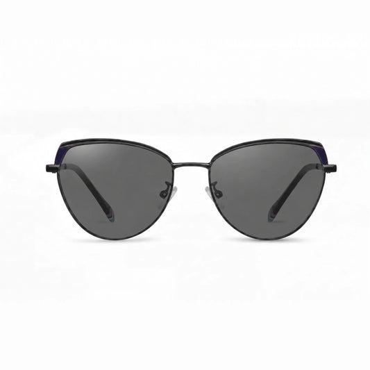 Fiore 3983 cat eye sunglasses, black steel frame · ReFramed, photo 1 of 36 | Polarized UV400