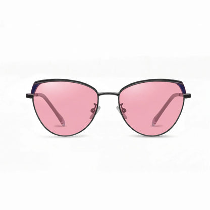 Fiore 3983 cat eye sunglasses, black steel frame · ReFramed, photo 13 of 36 | Polarized UV400