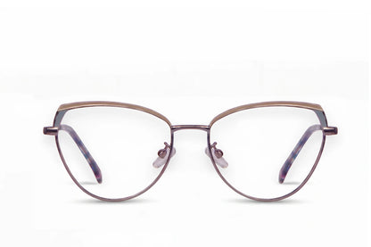 Fiore 3983 eyeglasses in grey gun – front view
