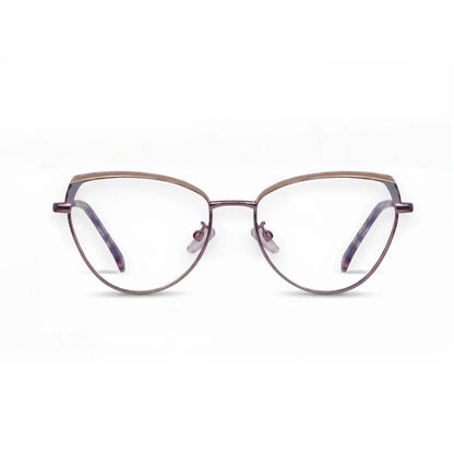 Fiore 3983 cat-eye metal reading glasses, gray gunmetal frame · ReFramed, photo 89 of 100