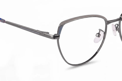 Fiore 3983 eyeglasses in grey gun – side view