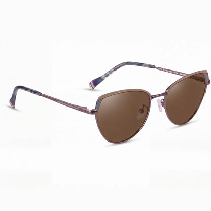 Fiore 3983 cat eye sunglasses, gray steel frame · ReFramed, photo 5 of 36 | Polarized UV400