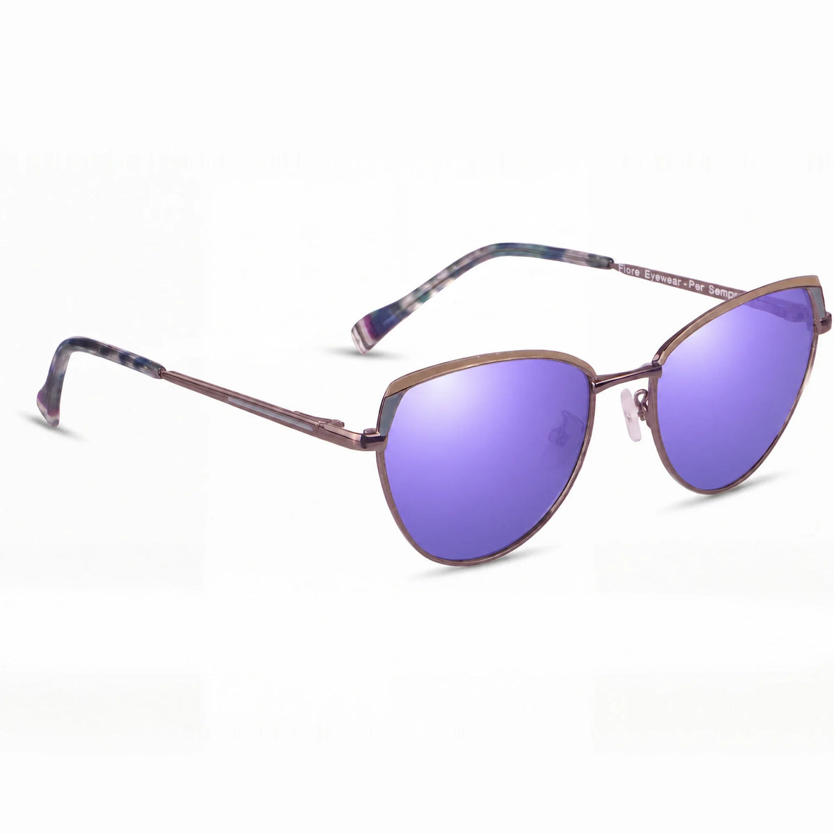 Fiore 3983 cat eye sunglasses, gray steel frame · ReFramed, photo 35 of 36 | Polarized UV400