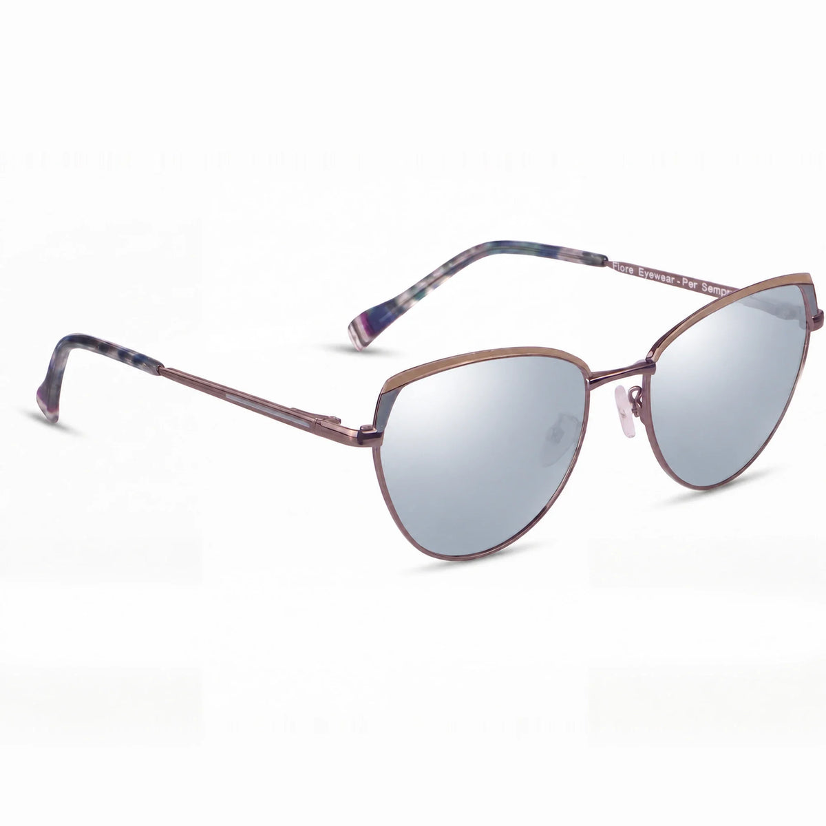Fiore 3983 cat eye sunglasses, gray steel frame · ReFramed, photo 29 of 36 | Polarized UV400