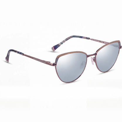 Fiore 3983 cat eye sunglasses, gray steel frame · ReFramed, photo 29 of 36 | Polarized UV400