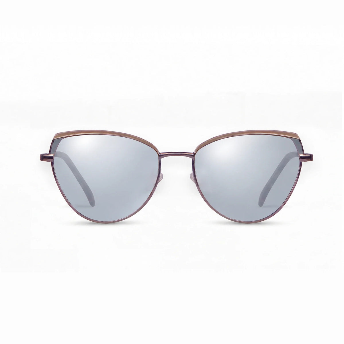 Fiore 3983 cat eye sunglasses, gray steel frame · ReFramed, photo 28 of 36 | Polarized UV400