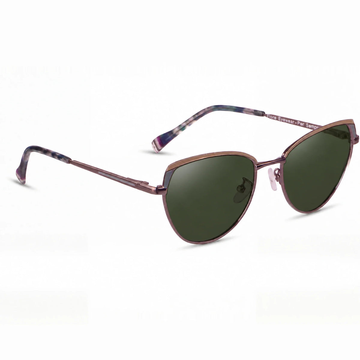 Fiore 3983 cat eye sunglasses, gray steel frame · ReFramed, photo 8 of 36 | Polarized UV400