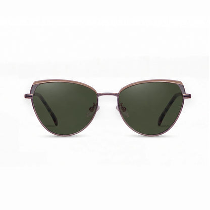 Fiore 3983 cat eye sunglasses, gray steel frame · ReFramed, photo 7 of 36 | Polarized UV400