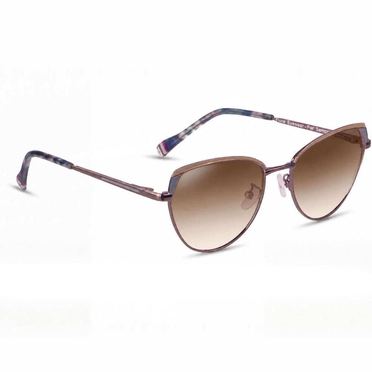 Fiore 3983 cat eye sunglasses, gray steel frame · ReFramed, photo 23 of 36 | Polarized UV400