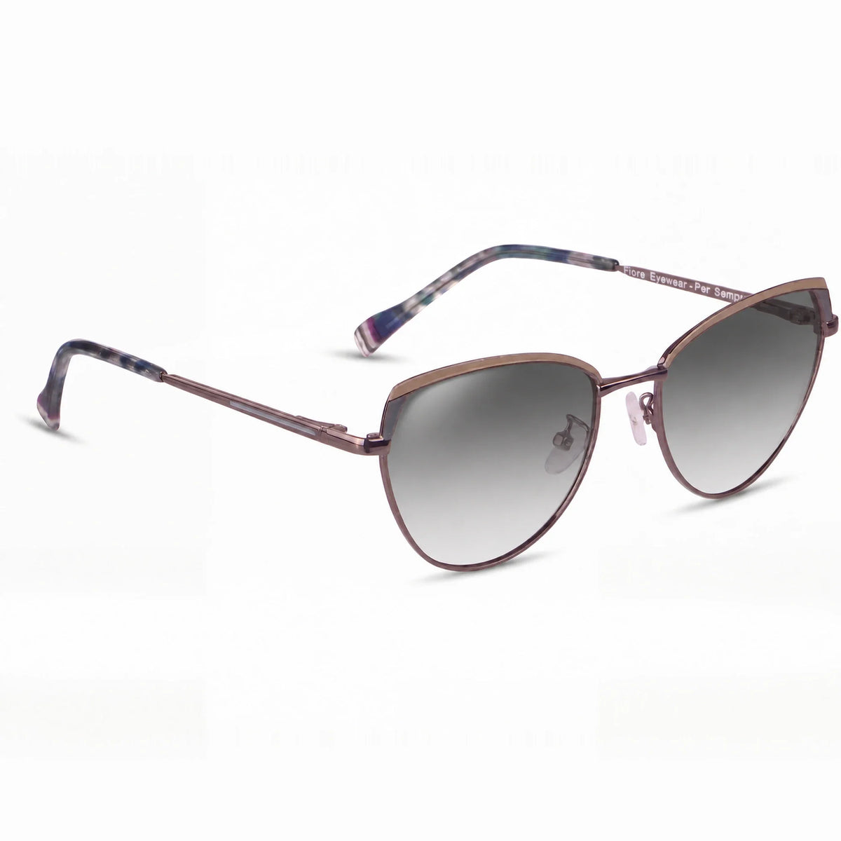 Fiore 3983 cat eye sunglasses, gray steel frame · ReFramed, photo 20 of 36 | Polarized UV400