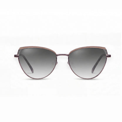 Fiore 3983 cat eye sunglasses, gray steel frame · ReFramed, photo 19 of 36 | Polarized UV400