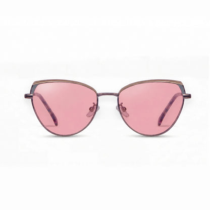 Fiore 3983 cat eye sunglasses, gray steel frame · ReFramed, photo 13 of 36 | Polarized UV400