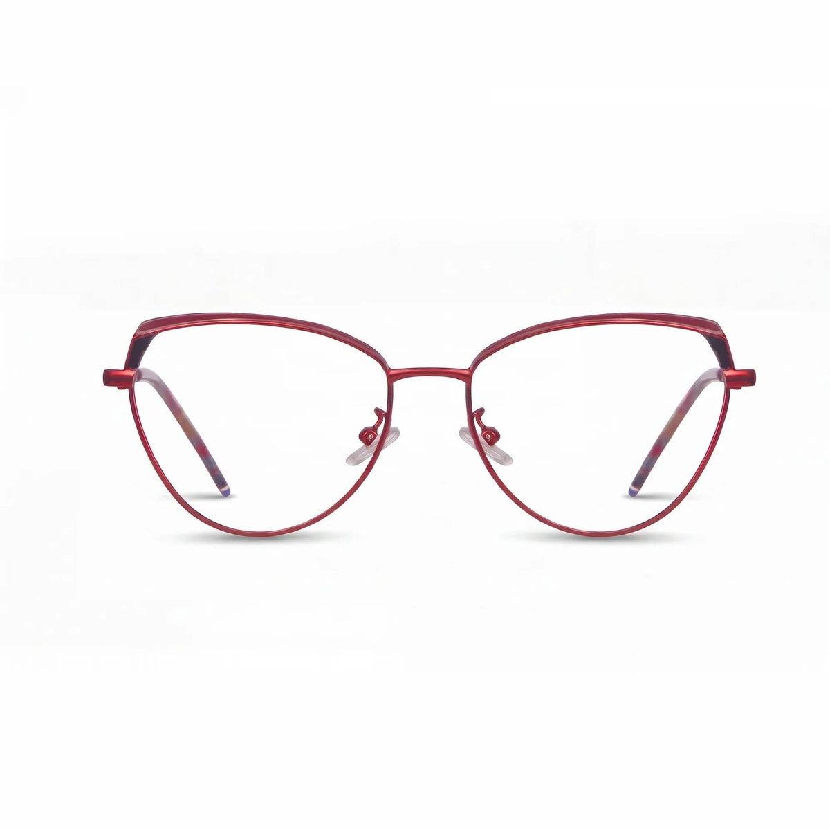 Fiore 3983 cat-eye metal reading glasses, red black frame · ReFramed, photo 22 of 100