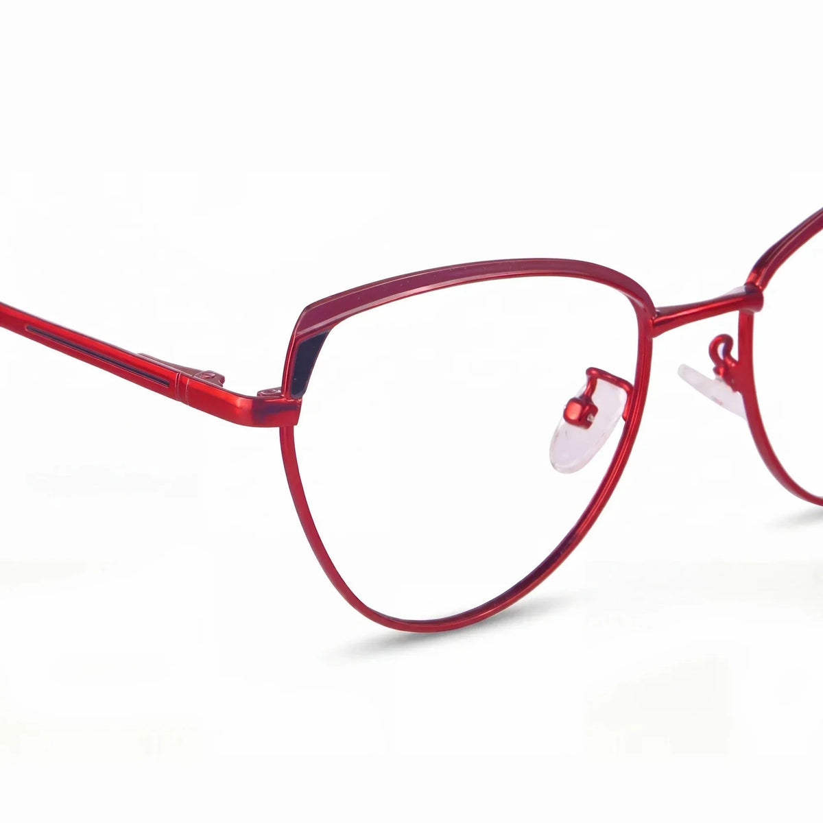 Fiore 3983 cat-eye metal reading glasses, red black frame · ReFramed, photo 24 of 100