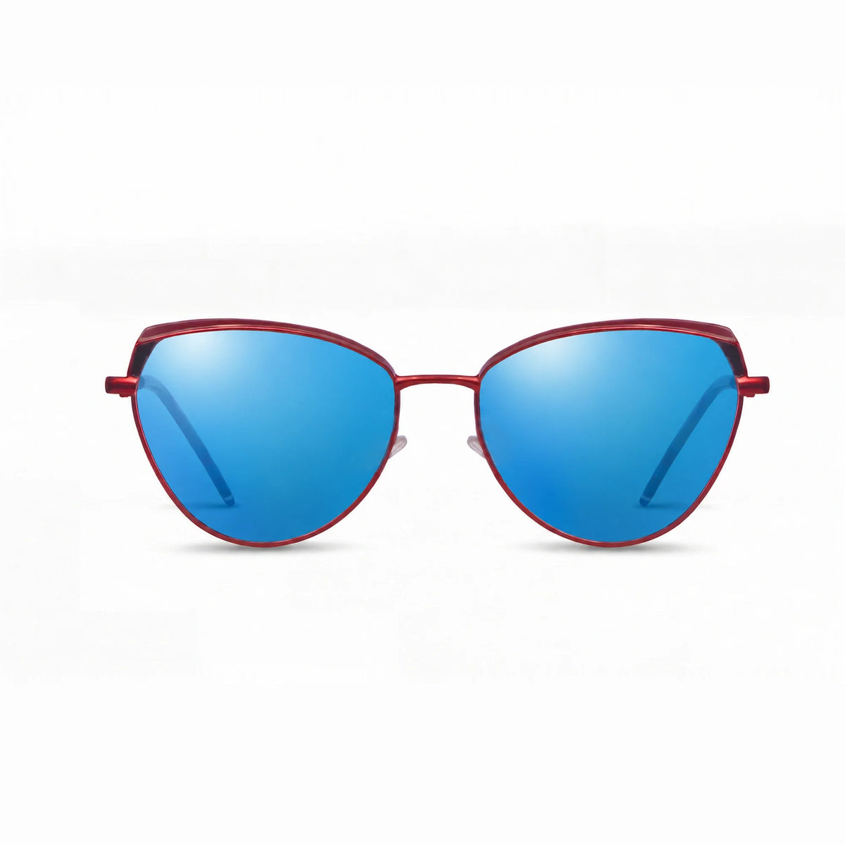 Fiore 3983 cat eye sunglasses, red steel frame · ReFramed, photo 25 of 36 | Polarized UV400
