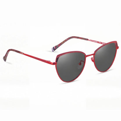 Fiore 3983 cat eye sunglasses, red steel frame · ReFramed, photo 2 of 36 | Polarized UV400