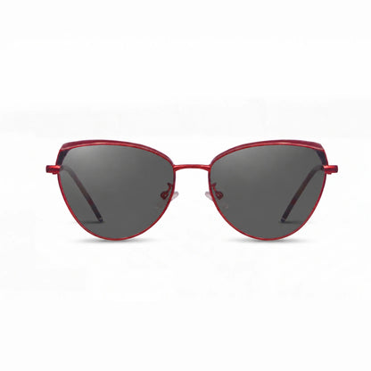 Fiore 3983 cat eye sunglasses, red steel frame · ReFramed, photo 1 of 36 | Polarized UV400