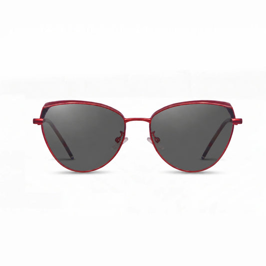 Fiore 3983 cat eye sunglasses, red steel frame · ReFramed, photo 1 of 36 | Polarized UV400