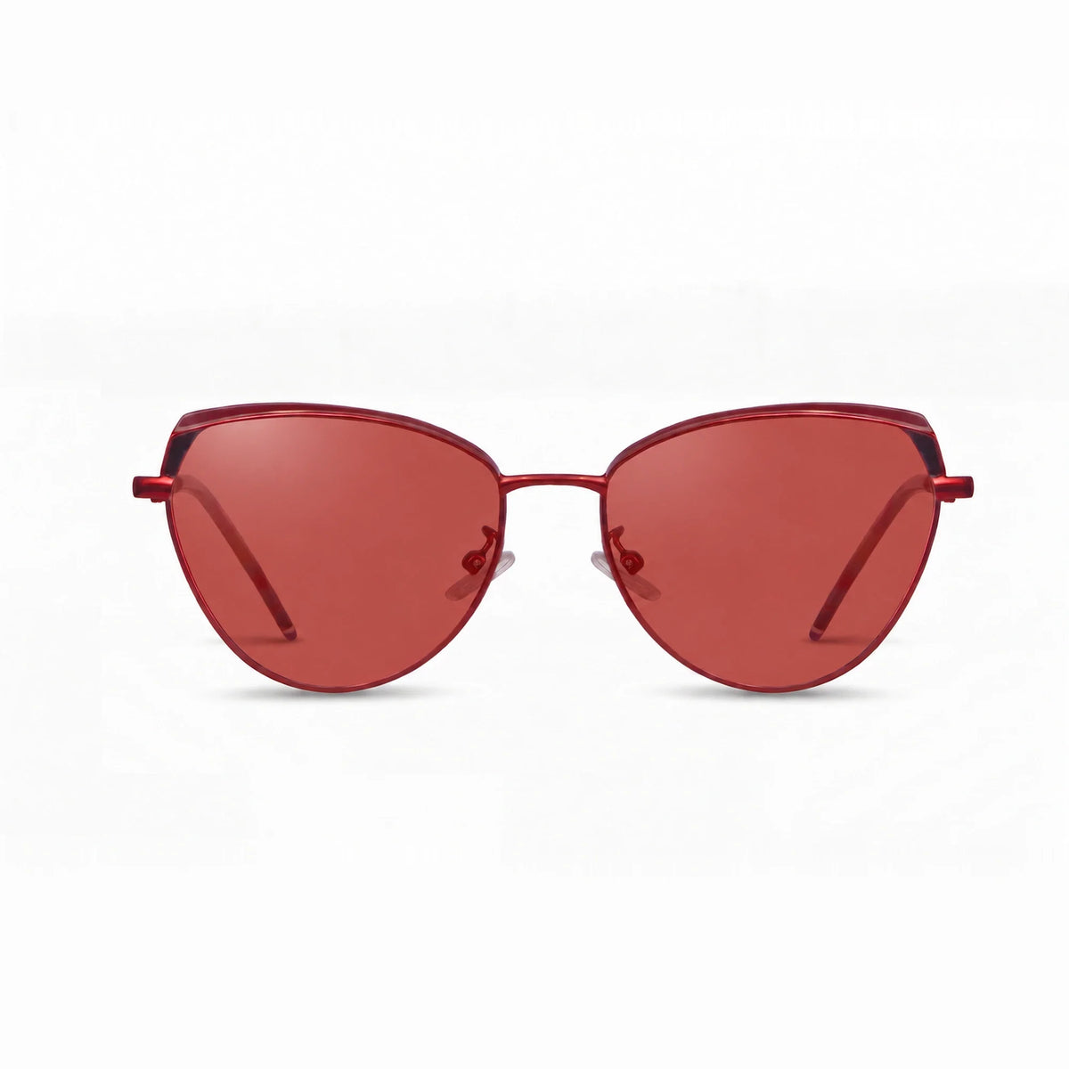 Fiore 3983 cat eye sunglasses, red steel frame · ReFramed, photo 16 of 36 | Polarized UV400