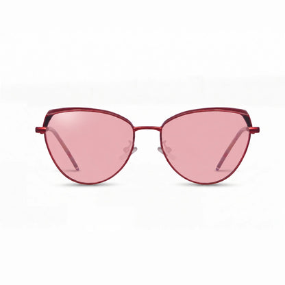Fiore 3983 cat eye sunglasses, red steel frame · ReFramed, photo 13 of 36 | Polarized UV400