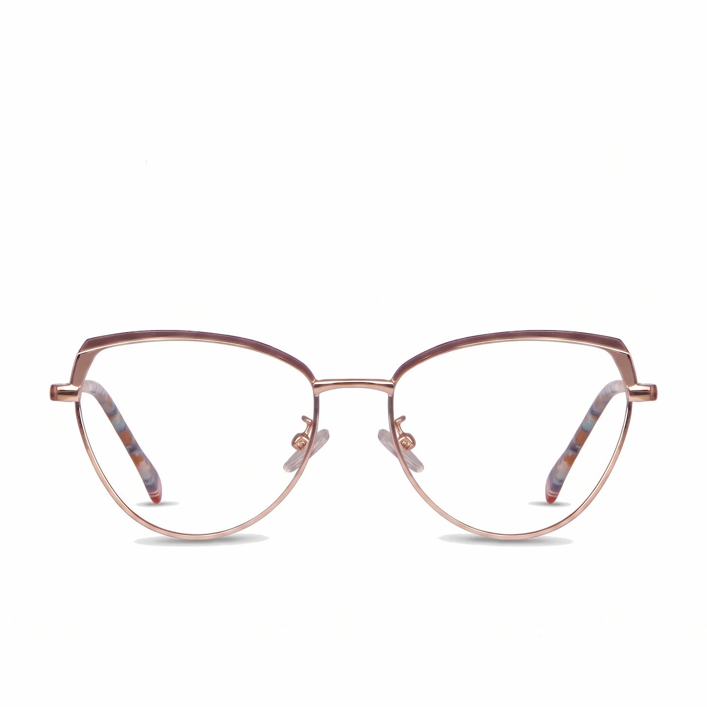 Fiore 3983 eyeglasses in brown gold – front view