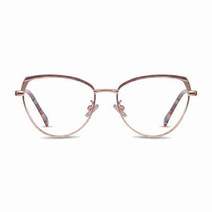 Fiore 3983 cat-eye metal reading glasses, brown gold frame · ReFramed, photo 45 of 100