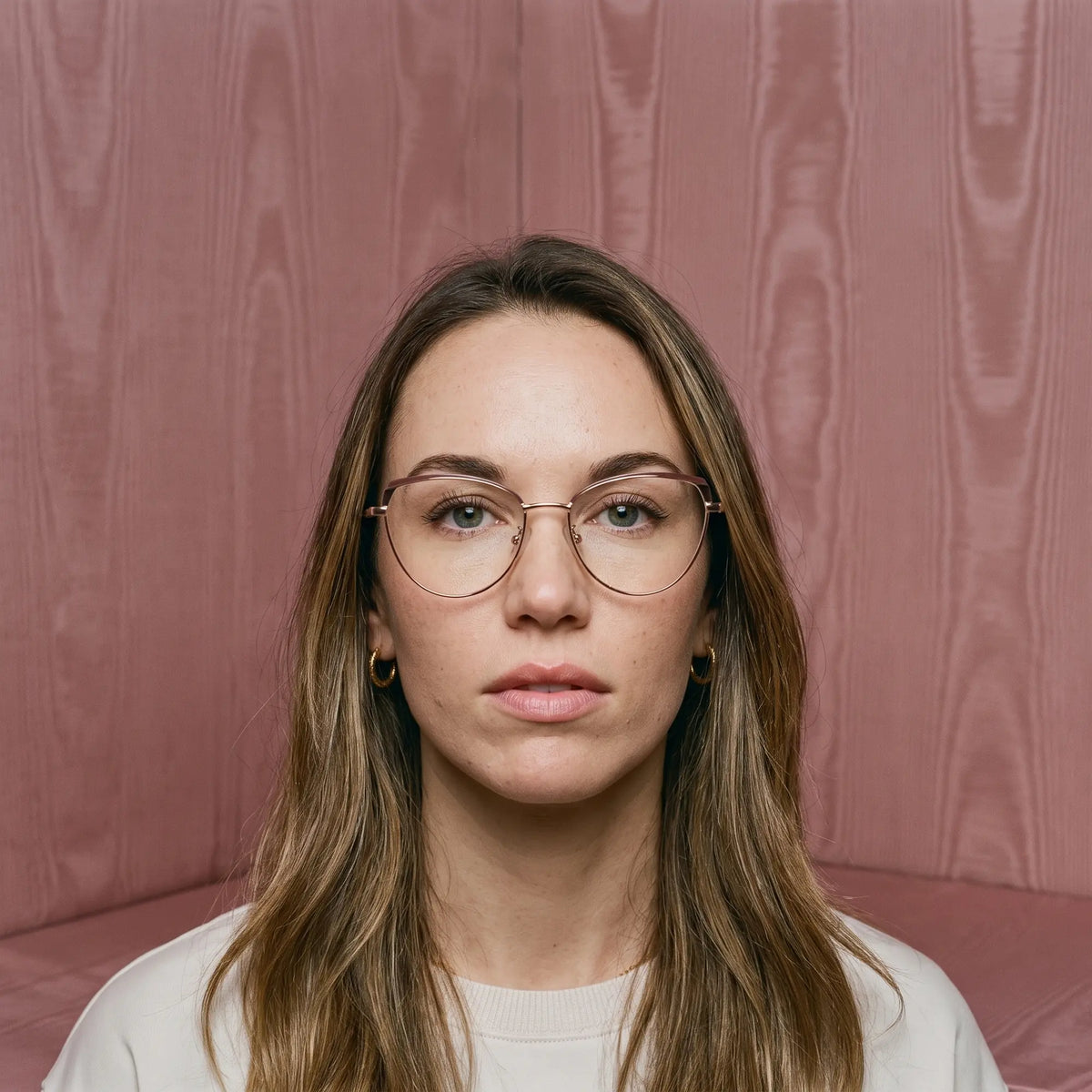 Fiore 3983 cat-eye metal reading glasses, brown gold frame · ReFramed, photo 61 of 100