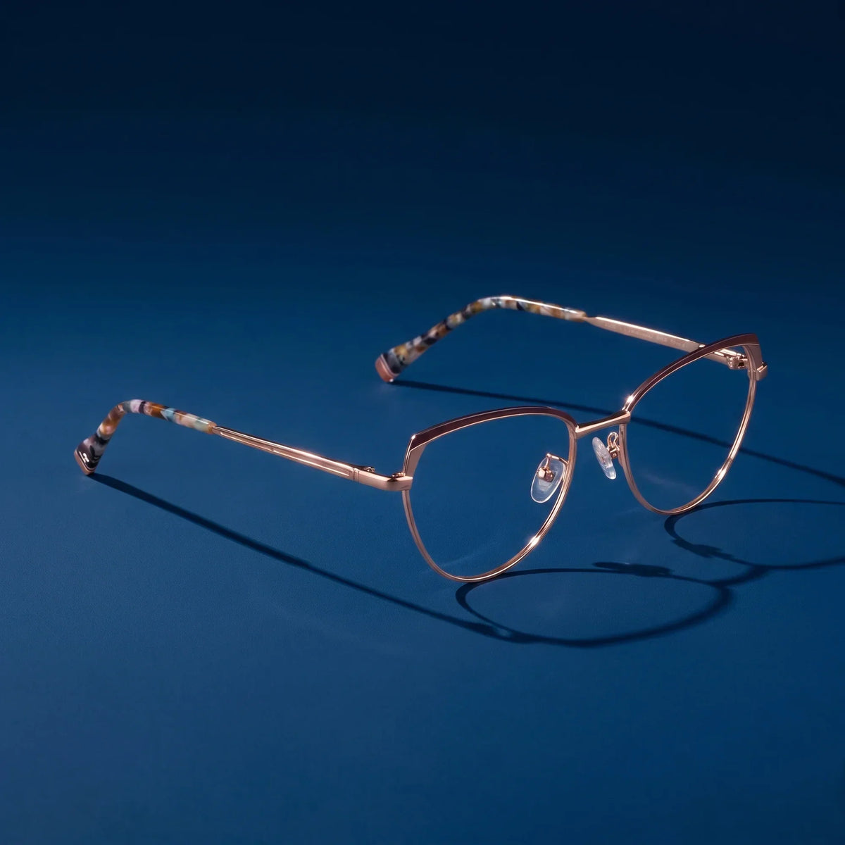 Fiore 3983 cat-eye metal reading glasses, brown gold frame · ReFramed, photo 51 of 100