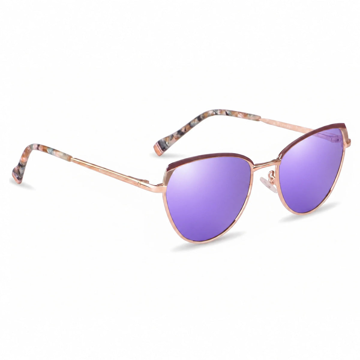 Fiore 3983 cat eye sunglasses, gold steel frame · ReFramed, photo 35 of 36 | Polarized UV400