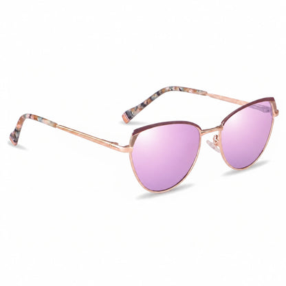 Fiore 3983 cat eye sunglasses, gold steel frame · ReFramed, photo 32 of 36 | Polarized UV400