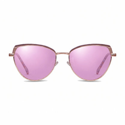 Fiore 3983 cat eye sunglasses, gold steel frame · ReFramed, photo 31 of 36 | Polarized UV400