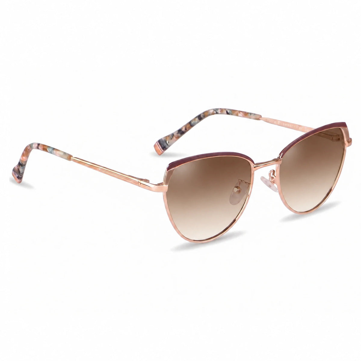 Fiore 3983 cat eye sunglasses, gold steel frame · ReFramed, photo 23 of 36 | Polarized UV400