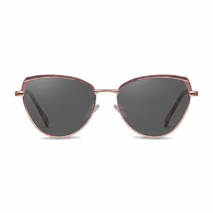 Fiore 3983 cat eye sunglasses, gold steel frame · ReFramed, photo 1 of 36 | Polarized UV400