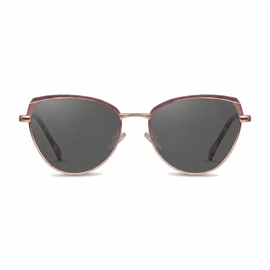 Fiore 3983 cat eye sunglasses, gold steel frame · ReFramed, photo 1 of 36 | Polarized UV400