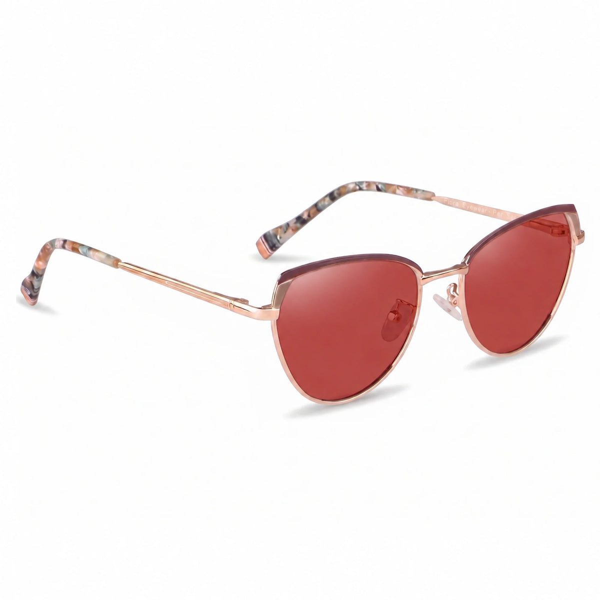 Fiore 3983 cat eye sunglasses, gold steel frame · ReFramed, photo 17 of 36 | Polarized UV400