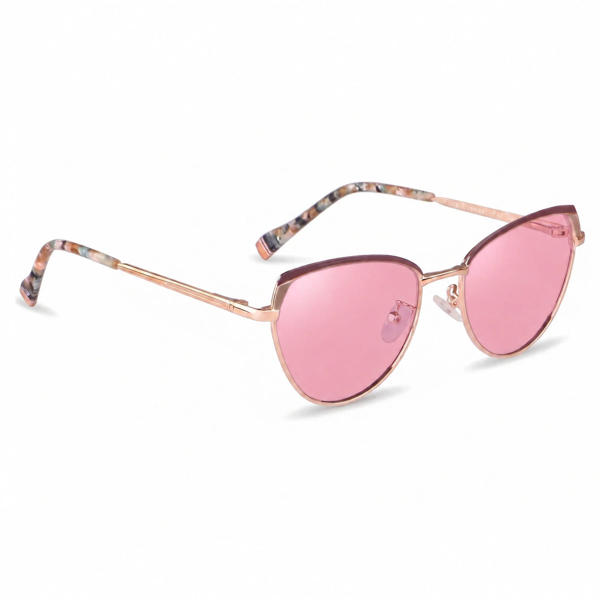 Fiore 3983 cat eye sunglasses, gold steel frame · ReFramed, photo 14 of 36 | Polarized UV400