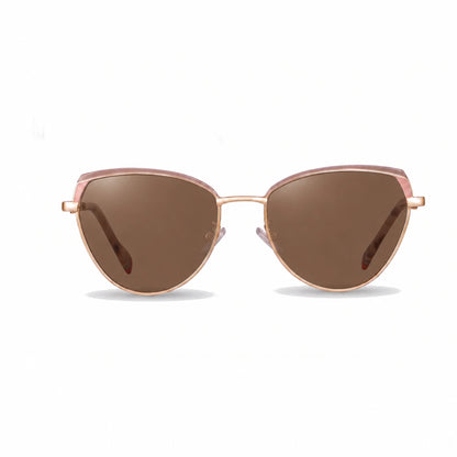 Fiore 3983 cat eye sunglasses, pink steel frame · ReFramed, photo 4 of 35 | Polarized UV400