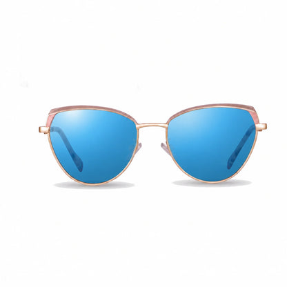 Fiore 3983 cat eye sunglasses, pink steel frame · ReFramed, photo 25 of 35 | Polarized UV400